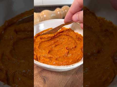 AJVAR ¡Un aperitivo brutal! 🍆🌶️ #recetas #youtubeshorts