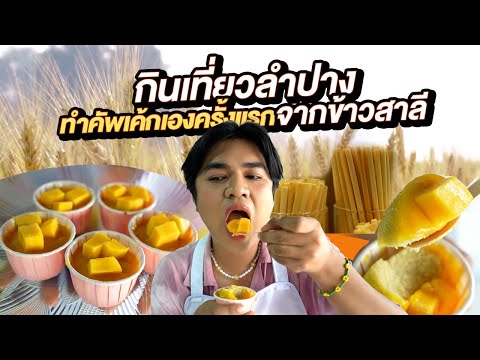 กินเที่ยว ลำปาง ทำคัพเค๊กครั้งแรก หลอดดูดจากข้าวสาลี อเมซิ่งมาก  | หนูหรี่