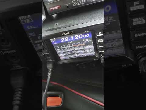 QYT28の變調音(AZ-11とQYT28を比較) JI0LQJ局撮影 29MHz FM #10mFM アマチュア無線 トランシーバー 電波 AZDEN CB-58 CB-10J 壓電