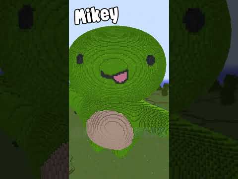 BEST OF BUILD CHALLENGE — Mikey Maizen in Minecraft  #shorts #youtubeshorts @maizen4523 ​