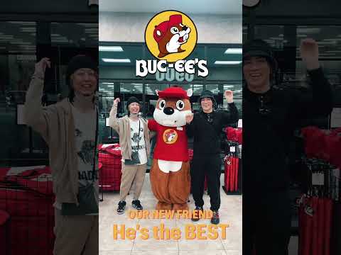 DANCING WITH OUR NEW FRIEND #faketype  #bucees  #dance  #shorts