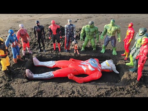 ULTRAMAN ZERO, ULTRAMAN COSMOS BERSATU DENGAN AVENGERS ASSAMBLE, ULTRAMAN RAKSASA TERTIDUR, THANOS