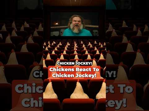 Chickens React to Chicken Jockey! #minecraft #movie #chickenjockey #edit