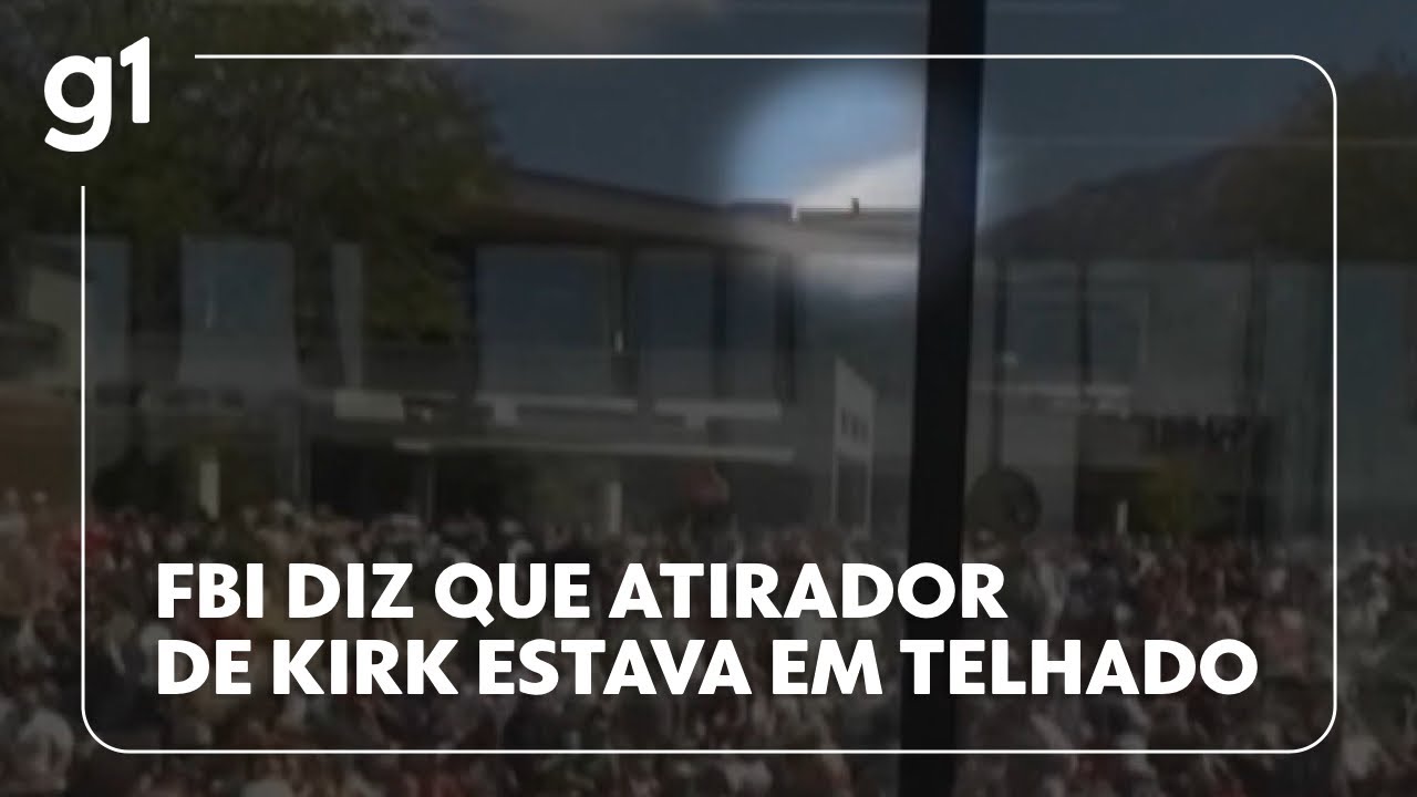 Charlie Kirk: polícia diz que tiro foi disparado de topo de edifício