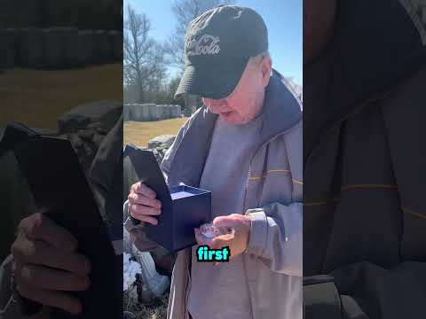 she told her dad to open this small gift right in front of her mom's grave