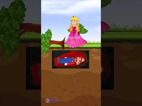 Mario Became a Heart Tree to Save Princess Peach 🌳💛♥️ #shorts #mario #story