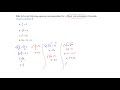 Solving Equations and Factoring