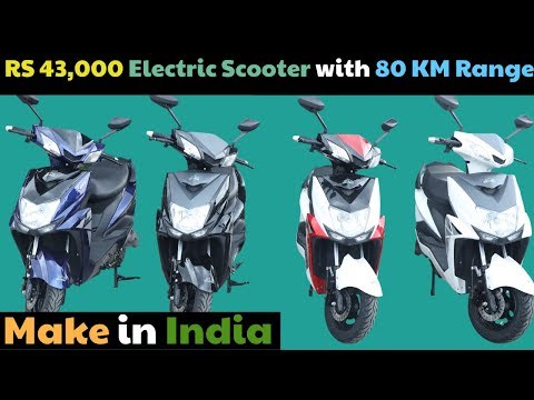 Make in India Electric Scooter with 80 KM Range - ZeeZ | Crayon Motors