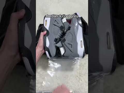 Jordan 4 cool grey #fyp #sneakers #tiktokfashion #streetwear #jordan4