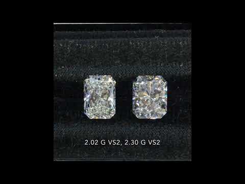 Radiant Cuts 2 vs 2.3 cts