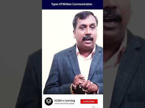 Types Of Written Communication – #Shortvideo – #businesscommunication – #gk #BishalSingh – Video@39