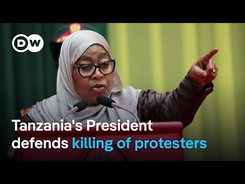 YouTube video thumbnail: ‘People Have Lost Hope’ as Tanzania's Leader Defends Killing of Protesters