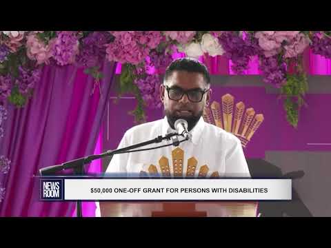 YouTube video thumbnail: $50,000 One Off Grant For Persons With Disabilities