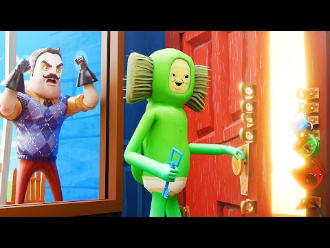 I broke through the Red Door in Hello Neighbor VR