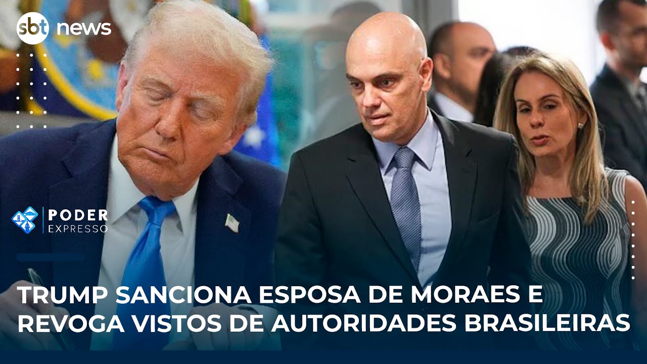 🔴AO VIVO | EUA aplicam sanções a esposa de Moraes e revogam visto de autoridades brasileiras