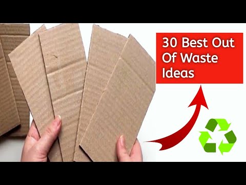 30 Beautiful Home Decoration Ideas From Waste Materials | Best Out of waste Ideas@BubblysDiary