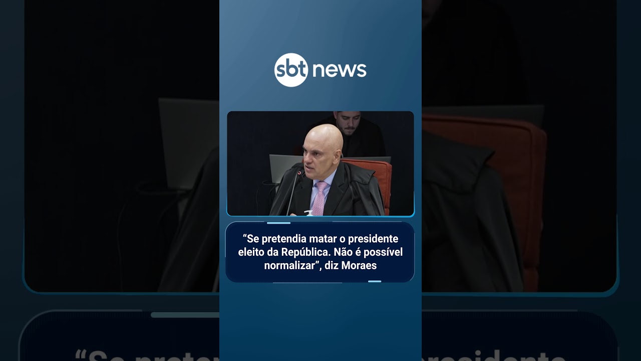 Moraes sobre plano para envenenamento de Lula Não é possível normalizar