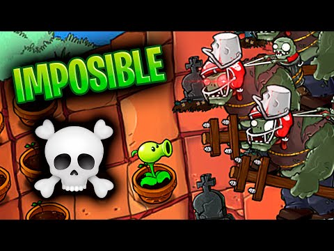 COMPLETÉ PVZ HARD MODE y es una LOCURA! ☠️