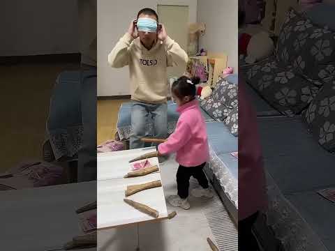 Why Did Dad's Yams Turn Into Sticks 🤭 #funny #baby #cutebaby  #lovelyfather #cute #lovingdad