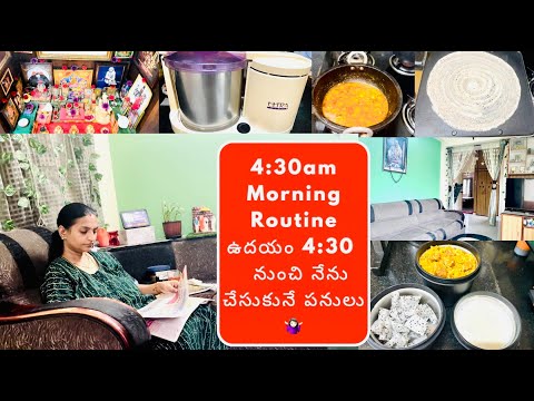 Day Starts At 4:30am Morning Routine |#IDLY BATTER | School Tiffin,Breakfast&Quick Lunch Box Recipes