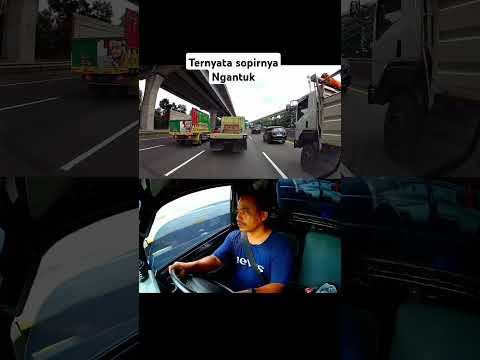 Ternyata sopirnya ngantuk #mobilvlog #supirvlog #dashcam