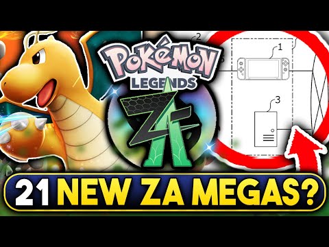 POKEMON NEWS! 21 NEW MEGA EVOLUTIONS IN LEGENDS Z-A RUMOR! NEW SWITCH 2 HARDWARE PATENT?