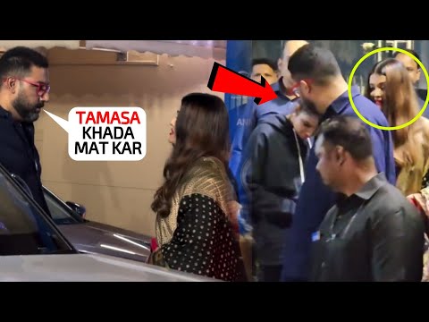 Sab Dekh Rahe Hain 😲 Abhishek Bachchan got angry on Aishwarya in daughter Aaradhya's annual function