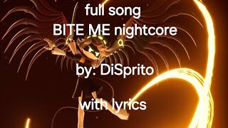 Full song Murder drones with lyrics: BITE ME Nightcore