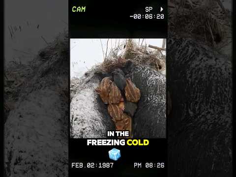 Here’s How Wild Boars Survive -20°C Nights in Russia's Frozen Wilderness #shorts #short