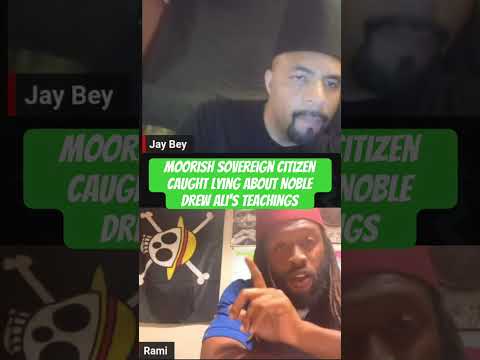 Moorish sovereign citizen caught lying about Noble Drew Ali’s teachings #moors