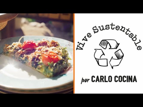 Una receta saludable: Prepara una tortilla de vegetales y atún | Vive Sustentable