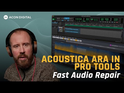 Fast Audio Repair in Pro Tools using Acoustica ARA