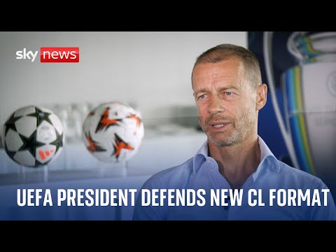 UEFA president Aleksander Ceferin defends new Champions League format