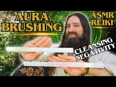 Powerful Selenite Aura Brushing | Cleansing away Negative Energies | ASMR REIKI | Energy Healing