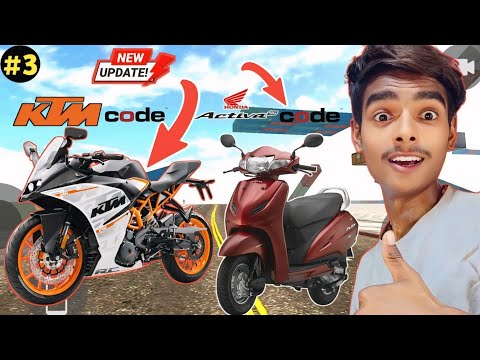 Indian bikes driving 3d new cheat code 😲|| Ktm bike and Activa 4g scooter new cheat code 😱