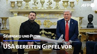 Trump bereitet Treffen zwischen Putin und Selenskyj vor | AFP