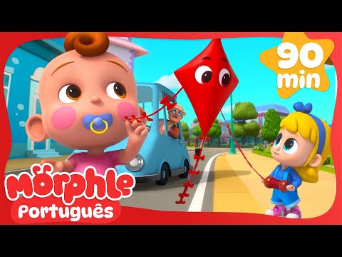 O Bebê Gigante Está Solto! 👶🔵 | Morphle em Português | Desenhos em Portugues