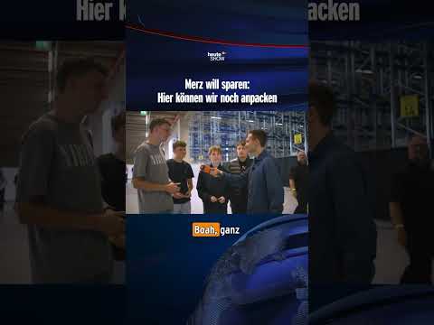 Merz will sparen: Hier können wir anpacken! | heute-show #shorts