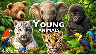 YOUNG ANIMAL DISCOVERY | 60FPS 4K ULTRA HD #4K #ANIMALS