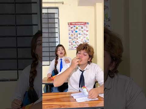 🍟Eating hygienically 😷at school 🤣🤣||vishvi official ||#trending #youtubeshorts #shorts