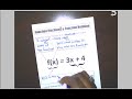 Evaluating Functions with Function Notation