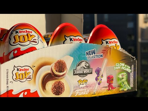 Kinder joy Funko pop Jurassic World opening