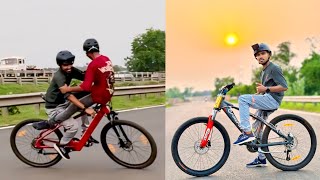 Mazak mazak me gir gaye cycle se 😂