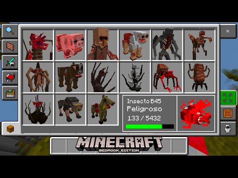 PARASITOS MOD PARA MINECRAFT PE 1.21 BEDROCK - Biological Infestation MOD MCPE 1.21 BEDROCK