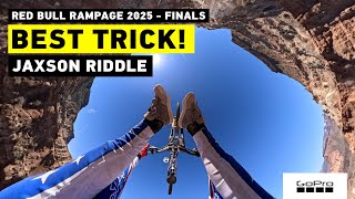 GoPro: Jaxson Riddle Best Trick POV - 2025 Red Bull Rampage