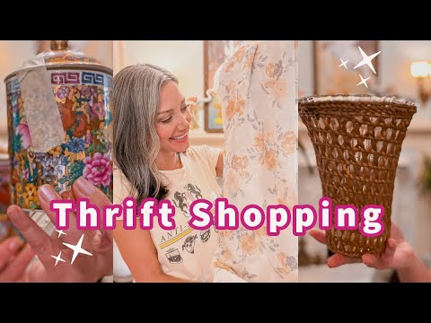 Goodwill Thrift Store Shopping for Christmas Holiday and Home Decor - Vintage Haul