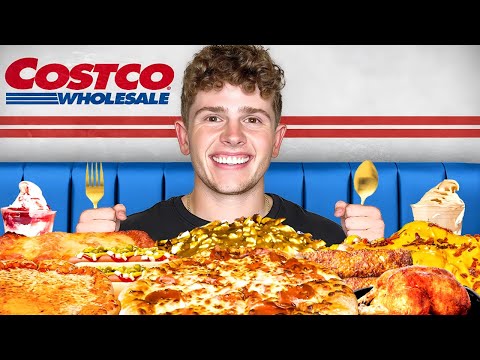 I Ate The Entire Costco Menu For The ENTIRE Day!