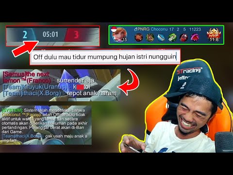 PRANK FANNY AFK 5 MENIT, MUSUH PD BGT NYURUH SUREN :)
