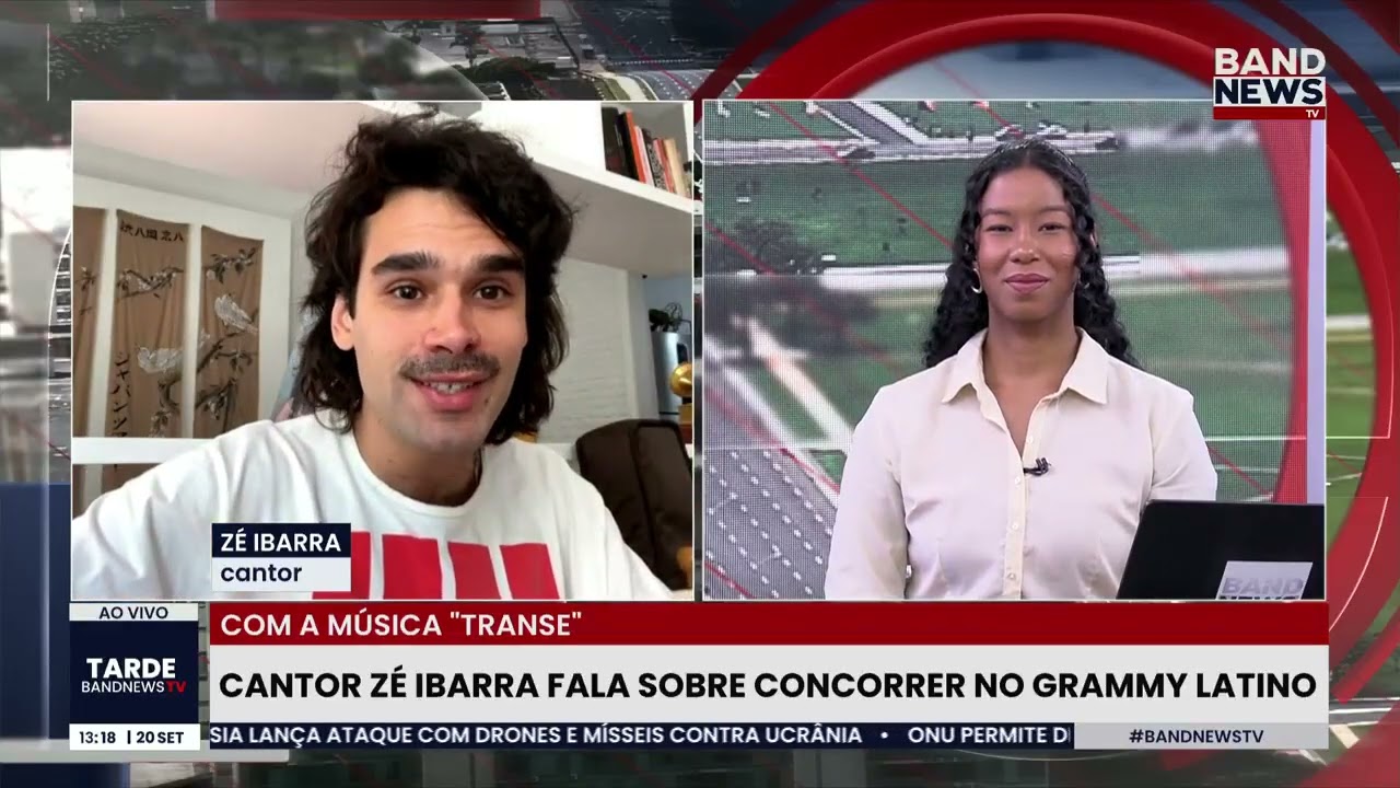 Cantor Zé Ibarra fala sobre concorrer no Grammy Latino | BandNewsTV