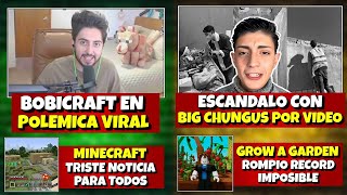 BOBICRAFT ENVUELTO EN POLEMICA VIRAL | ESCANDALO CON BIG CHUNGUS POR VIDEO | MINECRAFT MALA NOTICIA